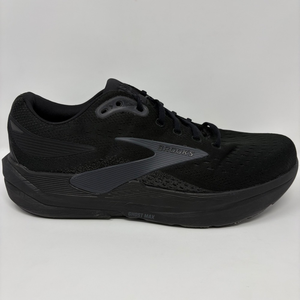 Brooks Ghost Max 3 Mens Size 13 2E Wide Black Running Shoes (1104642E020)
